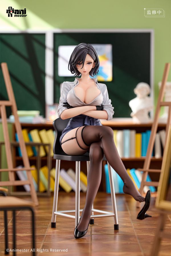 「12月02號結單」大漫匠Animester 1/6美術老師的課後指導 瑠美 (附特典:水貼嚴肅臉) 大漫匠, Animester, 瑠美, 美術老師的課後指導, 1/6比例公仔, 特典版, 模型公仔, 收藏模型, PVC公仔, 動漫週邊
