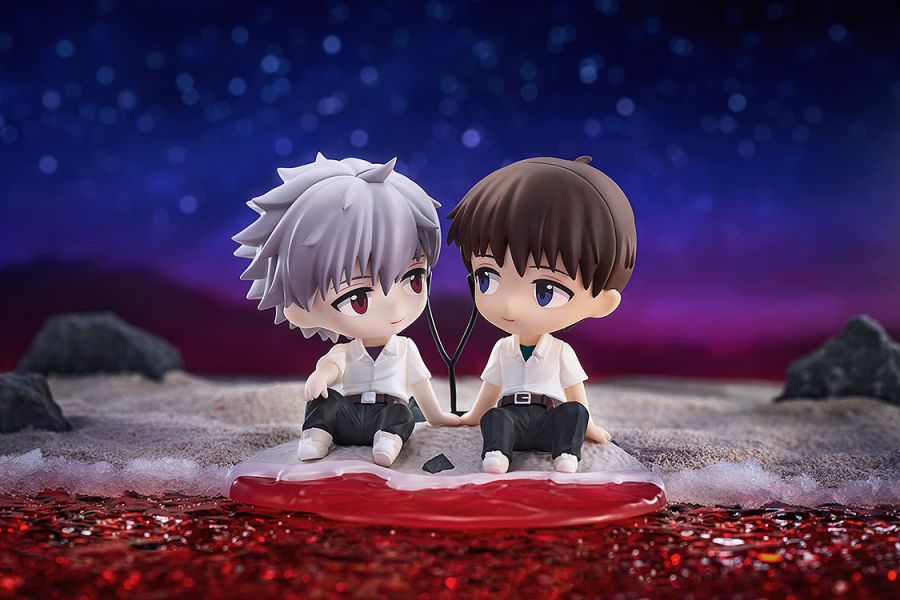 「9月22號結單」GSC 福音戰士新劇場版 Mini Memory 碇真嗣＆渚薰 Q版公仔 福音戰士 公仔, 碇真嗣 公仔, 渚薰 公仔, Q版 公仔, GSC 公仔, 福音戰士新劇場版 公仔