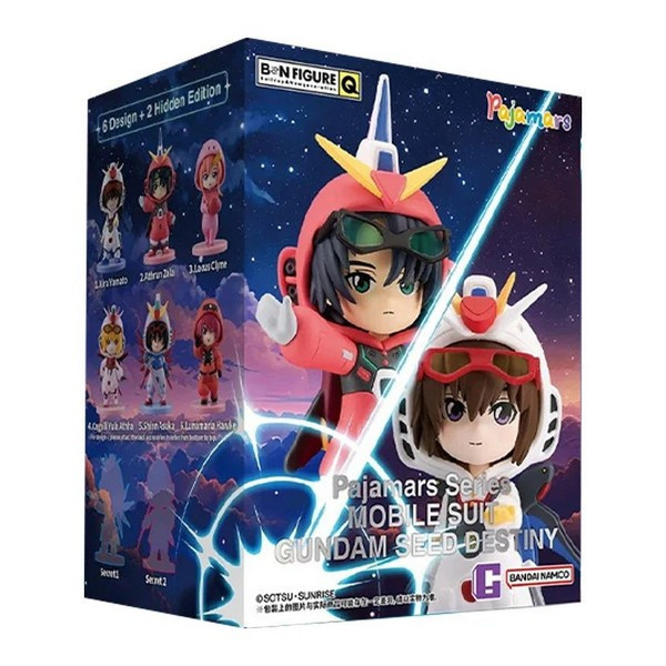 「現貨」BNFIGURE Q 機動戰士鋼彈SEED DESTINY系列盲盒 PAJAMARS VER 鋼彈SEED,盲盒公仔,BNFIGURE Q,PAJAMARS,機動戰士鋼但,鋼彈角色,鋼彈盲盒,新手玩具村