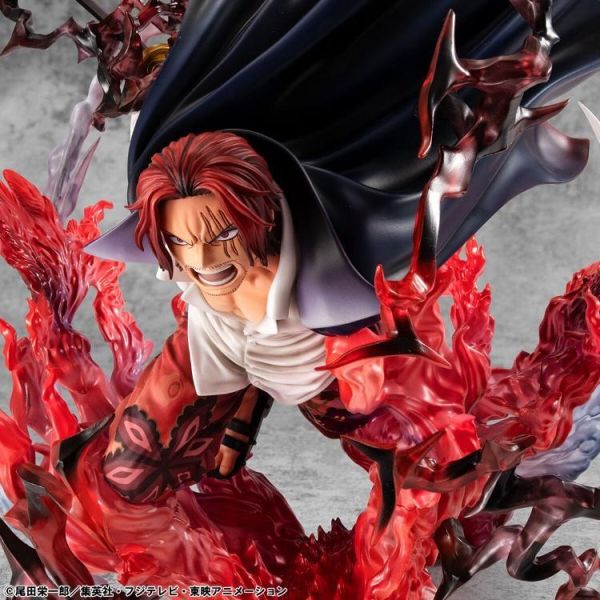 「現貨」MEGAHOUSE P.O.P 航海王 SA-MAXIMUM 紅髮海賊團 大頭版 紅髮傑克 香克斯 神避 PVC完成品 MEGAHOUSE,P.O.P,航海王,ONE PIECE,SA-MAXIMUM,紅髮傑克,香克斯,Shanks,神避,PVC完成品