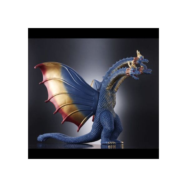 「11月20號結單」萬代 哥吉拉 MOVIE MONSTER系列軟膠 王者基多拉 幻之配色ver.(PB商店) 萬代,MOVIE MONSTER,王者基多拉,幻之配色,PB商店,軟膠公仔,怪獸公仔,哥吉拉系列,特攝收藏,公仔預購