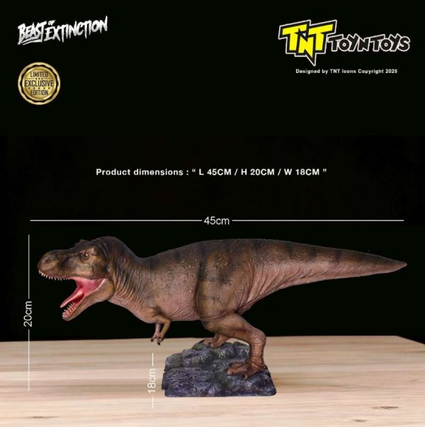 「11月26號結單」Beast of Extinction 霸王龍 條紋限量版  雕像 Beast of Extinction,霸王龍,條紋限量版,霸王龍雕像,恐龍雕像,限量雕像,精品雕像,收藏雕像,模型雕像,恐龍收藏