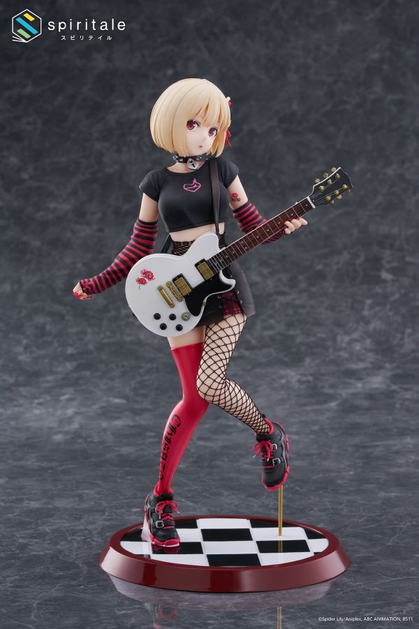 「8月25號結單」TAITO Lycoris Recoil 莉可麗絲 1/7 錦木千束 樂團ver 錦木千束公仔,莉可麗絲模型,Lycoris Recoil公仔,TAITO模型,樂團Ver,1/7比例模型,動漫舞台模型,日本女角模型,千束樂團版,新手玩具村