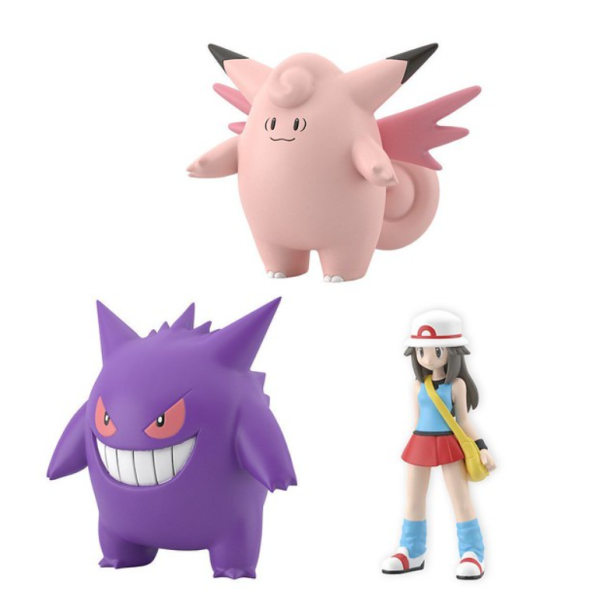 「05月05號結單」精靈寶可夢 SCALE WORLD 關東地區 火紅/葉綠 葉子&皮可西&耿鬼 再販 寶可夢公仔,耿鬼公仔,皮可西公仔,葉子公仔,SCALEWORLD,萬代公仔,收藏公仔,再販公仔