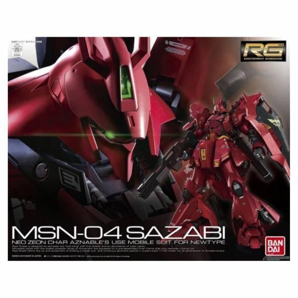 「現貨」萬代 1/144 鋼彈模型 RG-29 沙薩比 MSN-04 SAZABI 組裝模型 沙薩比模型, MSN04 SAZABI, RG29鋼彈, 逆襲的夏亞模型, 1/144組裝模型, 萬代鋼彈