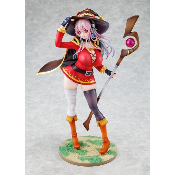 「10月02號結單」KADOKAWA 1/7 超級索尼子 惠惠Ver KADOKAWA, 超級索尼子, Super Sonico, 惠惠Ver, 1/7比例公仔, 比例模型, 動漫公仔, 收藏模型, PVC公仔, 動漫週邊