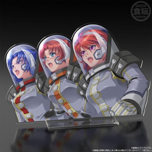 「05月25號結單」萬代 日本PB 魂商店限定 SMP 超級機器人大戰 OG 愛比絲&高倉馤&斯蕾 壓克力支架 盒玩 超級機器人大戰OG, 壓克力支架, 愛比絲, 高倉馤, 斯蕾, PB限定模型