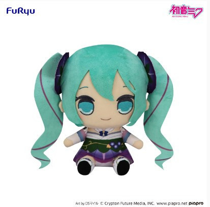 Furyu景品 初音未來 KYURUMARU 大型絨毛 牽牛花 Furyu,景品,初音未來,KYURUMARU,大型絨毛,牽牛花,絨毛玩偶,公仔,收藏,新手玩具村