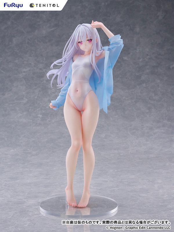「9月08號結單」FuRyu ENITOL TALL MIGNON WORKS Shiro 泳裝Ver. FuRyu,TENITOL TALL,MIGNON WORKS,Shiro,泳裝Ver.,PVC完成品,美少女模型,收藏模型,動漫公仔