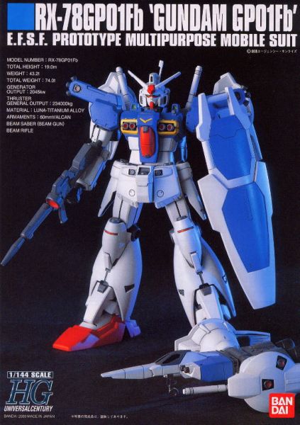 「09月10號結單」萬代 組裝模型 HGUC  1/144 RX-78 GP01FB BANDAI, 萬代, HGUC, RX-78 GP01FB, Gundam, 機動戰士0083, 高達模型, 1/144模型, 組裝模型, Gunpla