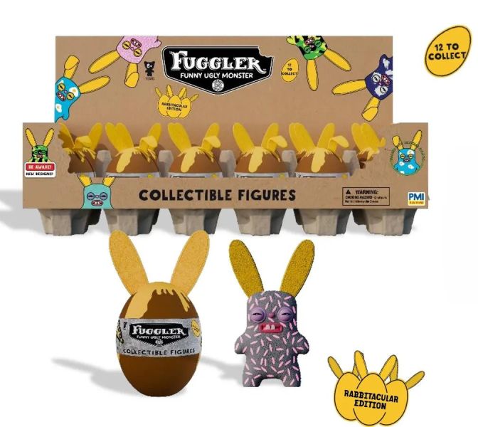 「現貨」FUGGLER 放克牙寶-復活節兔限定款 放克牙寶公仔,Fuggler復活節,兔子造型公仔,節日限定潮玩,搞怪收藏玩具,Fuggler限定版,英國潮玩,潮流玩具推薦,復活節禮物,新手玩具村