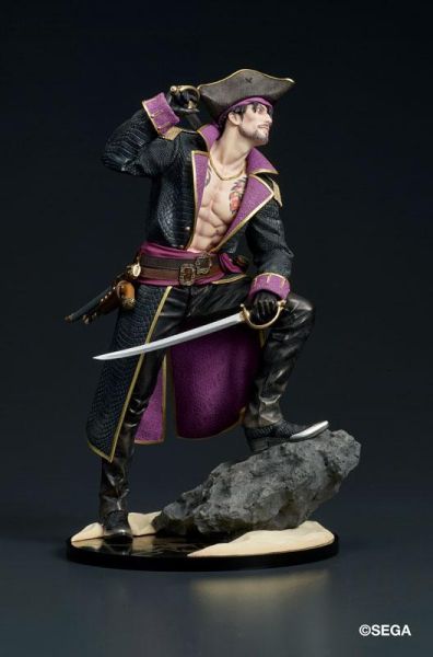「8月24號結單」DIGSTA 人中之龍8外傳 夏威夷海盜 真島吾朗 海盜船長 DIGSTA,人中之龍8外傳,夏威夷海盜,真島吾朗,海盜船長,Goro Majima,PVC完成品,收藏模型,電玩模型