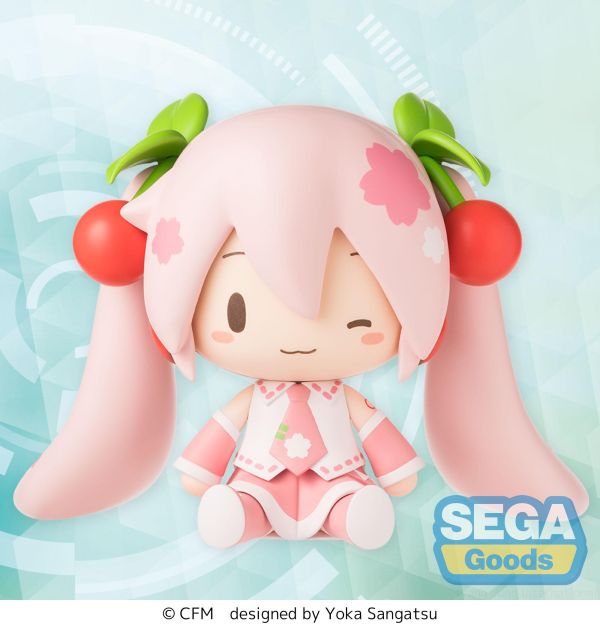 「10月01號結單」SEGA 初音未來 fuwa petit迷你坐姿公仔 櫻未來 初音未來 公仔, 櫻未來 公仔, fuwa petit 公仔, SEGA 公仔, 迷你坐姿公仔, Q版 公仔