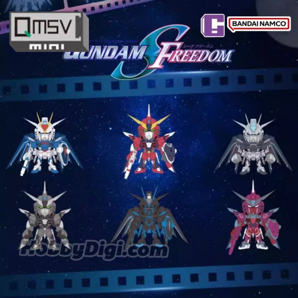 「11月24號結單」萬代 QMSV 迷你SEED自由鋼彈系列盲盒 萬代,QMSV,SEED鋼彈,自由鋼彈,鋼彈盲盒,迷你鋼彈,Q版鋼彈,模型盲盒,鋼彈收藏,動漫周邊