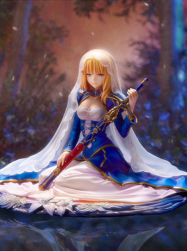 「8月24號結單」1/7 Fate/stay night Saber -Garden of Avalon Fate公仔,Saber模型,1/7比例公仔,模型,Fate stay night,模型收藏,新手玩具村