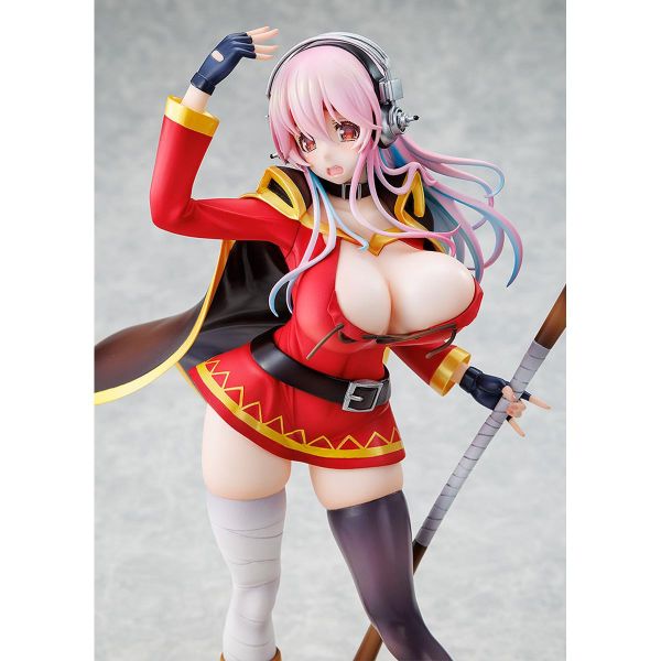「10月02號結單」KADOKAWA 1/7 超級索尼子 惠惠Ver KADOKAWA, 超級索尼子, Super Sonico, 惠惠Ver, 1/7比例公仔, 比例模型, 動漫公仔, 收藏模型, PVC公仔, 動漫週邊