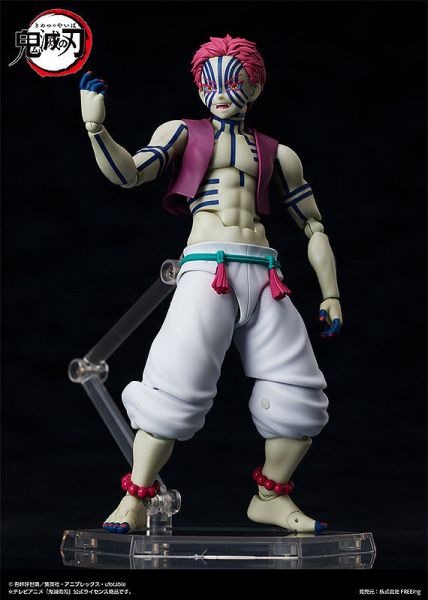「10月27號結單」再販 FREEing figma上弦之參 猗窩座 FREEing,figma,猗窩座,鬼滅之刃,再販,可動公仔,模型收藏,上弦之參