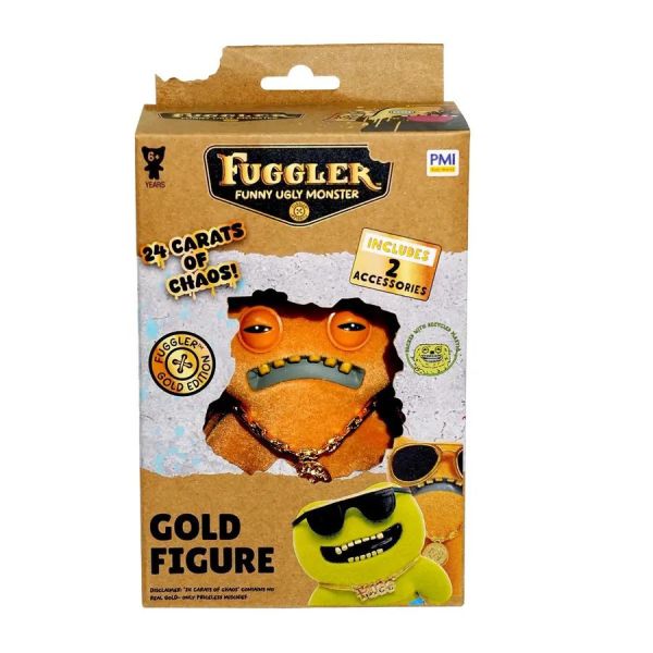 「現貨」FUGGLER 放克牙寶5吋公仔-金派系列 (隨機出貨) 放克牙寶5吋,Fuggler金派公仔,搞怪潮玩推薦,怪獸娃娃,FUGGLER公仔,英國潮玩,收藏玩具推薦,怪獸公仔,潮流設計玩偶,新手玩具村