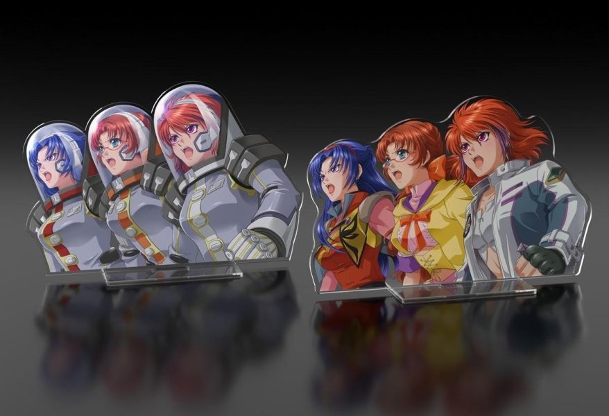 「05月25號結單」萬代 日本PB 魂商店限定 SMP 超級機器人大戰 OG 愛比絲&高倉馤&斯蕾 壓克力支架 盒玩 超級機器人大戰OG, 壓克力支架, 愛比絲, 高倉馤, 斯蕾, PB限定模型