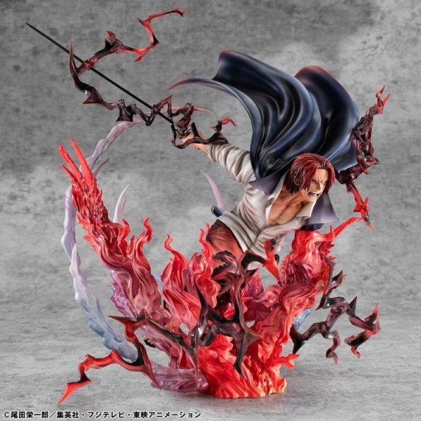 「現貨」MEGAHOUSE P.O.P 航海王 SA-MAXIMUM 紅髮海賊團 大頭版 紅髮傑克 香克斯 神避 PVC完成品 MEGAHOUSE,P.O.P,航海王,ONE PIECE,SA-MAXIMUM,紅髮傑克,香克斯,Shanks,神避,PVC完成品