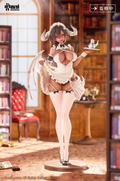 「06月09號結單」大漫匠 Animester 惡魔女僕的貼心侍奉 獄奈 附初回特典 1/6 PVC完成品 獄奈公仔, 惡魔女僕模型, 1/6 PVC公仔, Animester公仔, 女僕公仔推薦, 動漫模型收藏