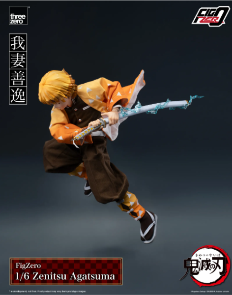 「07月20號結單」3A FigZero 鬼滅之刃 我妻善逸 1/6 可動 鬼滅之刃,我妻善逸,善逸,FigZero,threezero,1/6可動模型,鬼滅公仔,可動公仔,收藏模型