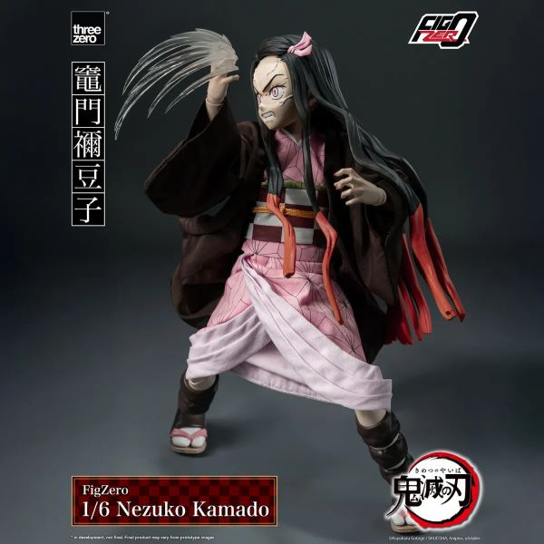 「10月28號結單」3A FigZero 1/6 鬼滅之刃 竈門禰豆子 3A,FigZero,鬼滅之刃,竈門禰豆子,1/6 公仔,可動模型,收藏精品