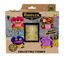 「預購」FUGGLER 放克牙寶S3-金派系列5入組 放克牙寶5入組,Fuggler金派系列,FUGGLER S3,Fuggler組合包,搞怪潮玩推薦,怪獸公仔,英國收藏玩具,潮流玩具組合,收藏潮玩,Fuggler正版,新手玩具村