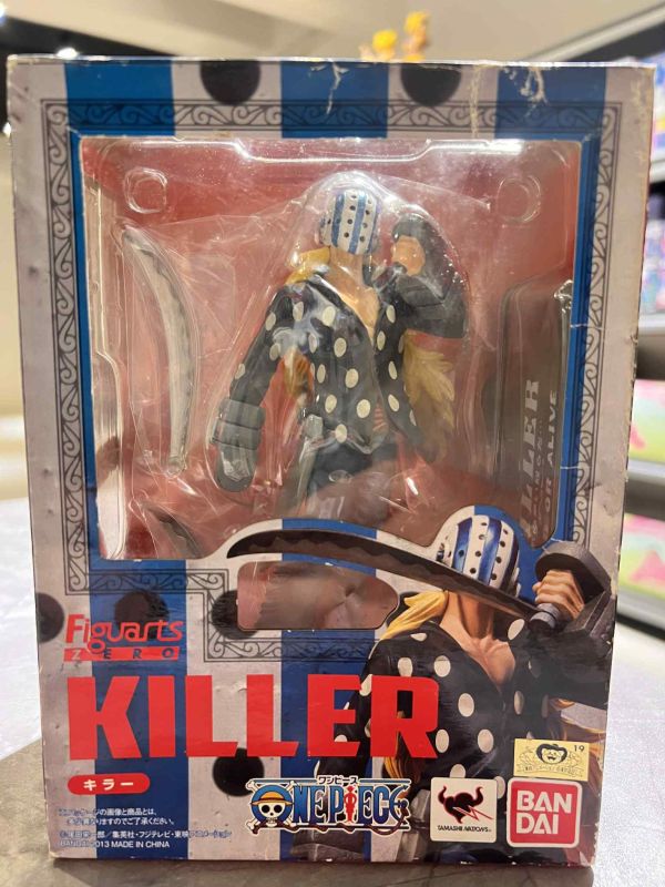 「現貨」盒損 Figuarts Zero 海賊王 航海王 超新星 殺戮武士 基拉 海賊王 基拉 航海王,ONE PIECE,基拉,Killer,Figuarts ZERO,超新星,殺戮武士,景品,公仔,收藏模型,正版授權,動漫周邊,雕像