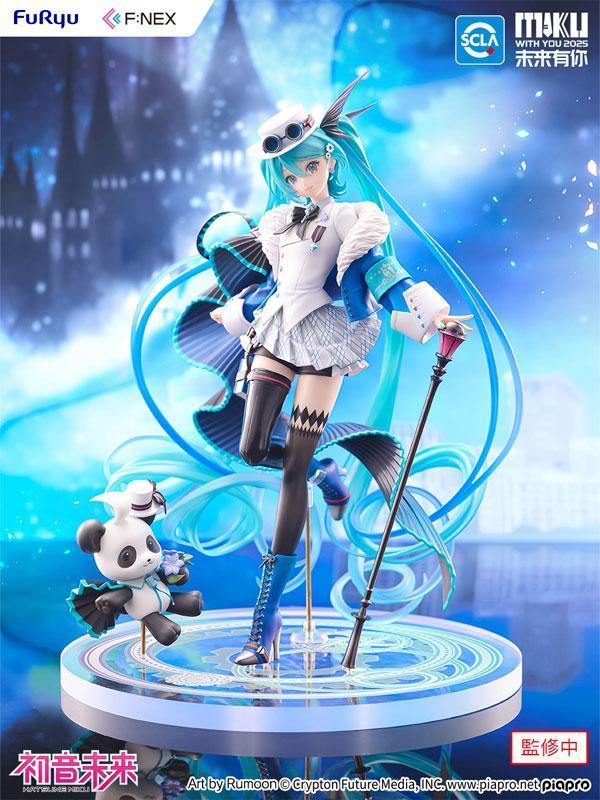 「02月23號結單」FURYU F:NEX 1/7 初音未來 MIKU WITH YOU 2025 Ver. PVC完成品 初音未來 公仔,初音未來 PVC,MIKU WITH YOU 公仔,1/7 公仔,PVC 公仔,動漫公仔