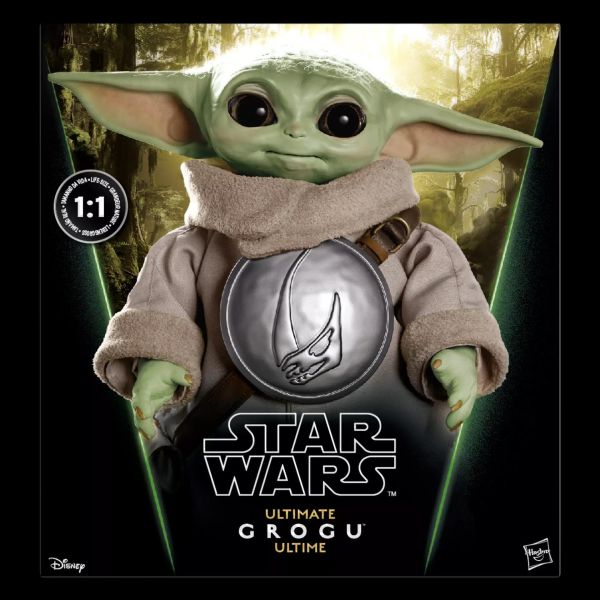 「06月25號結單」孩之寶 星際大戰 Star Wars 終極古古 1:1電子互動玩偶 限量版等身大 星際大戰公仔,古古公仔,Grogu玩偶,尤達寶寶公仔,Star Wars公仔,等身大公仔,電子互動玩偶,收藏公仔