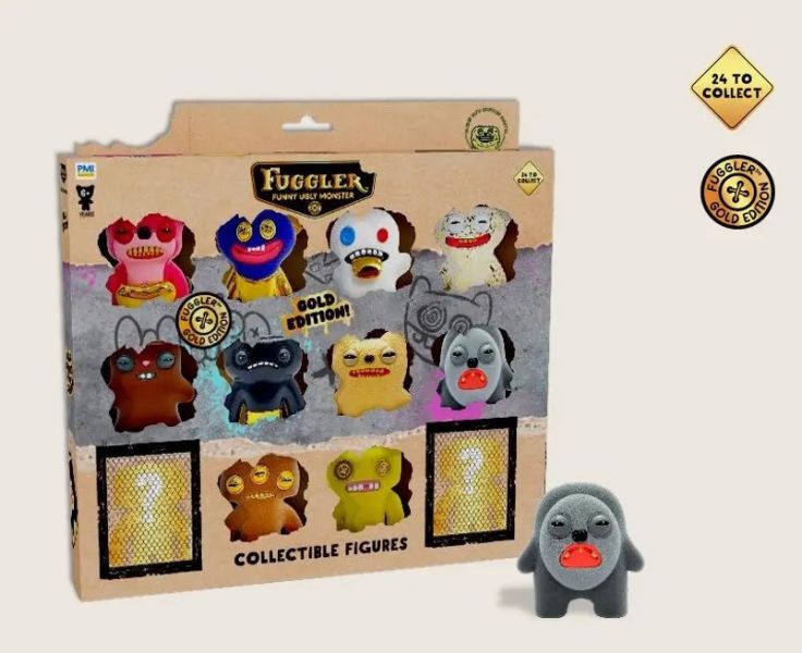「現貨」FUGGLER 放克牙寶S3-金派系列12入組 (隨機出貨) 放克牙寶12入組,Fuggler金派系列,FUGGLER S3,Fuggler組合包,搞怪潮玩推薦,怪獸公仔,英國收藏玩具,潮流玩具組合,收藏潮玩,Fuggler正版,新手玩具村