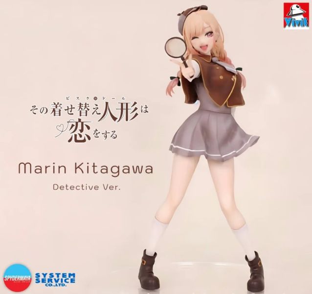 【現貨預購】戀上換裝娃娃 VIVIT FIGURE 喜多川海夢 偵探VER 喜多川海夢,戀上換裝娃娃,偵探ver,VIVIT景品,動漫公仔,預購景品,PVC模型,女主角公仔,戀上換裝娃娃模型,新手玩具村