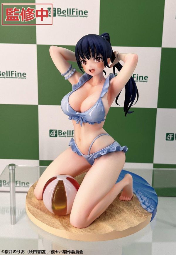 「05月20號結單」Bell Fine 1/6 我內心的糟糕念頭 山田杏奈 泳裝ver.(完成品) 山田杏奈公仔, 我內心的糟糕念頭模型, 1/6 PVC公仔, Bell Fine公仔, 泳裝公仔推薦, 動漫模型收藏