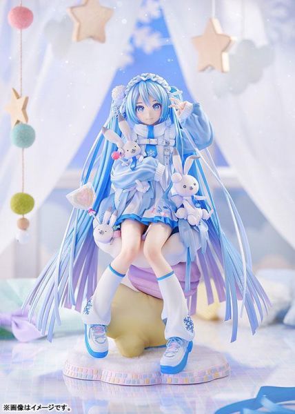 「預購」Good Smile 初音未來 雪未來 Yukiiro Pop Ver. 1/7完成品 初音未來,雪未來,Good Smile,1/7公仔,完成品公仔,初音公仔,正版公仔,動漫公仔