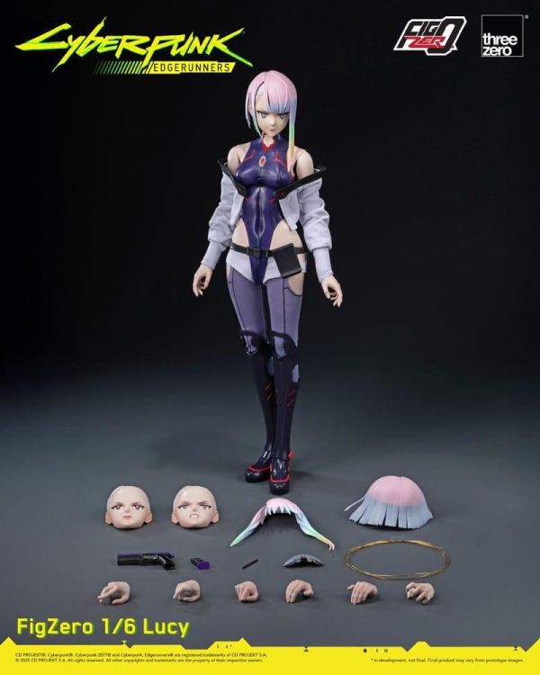 「9月23號結單」3A FigZero 1/6 電馭叛客：邊緣行者 露西 3A,FigZero,電馭叛客,邊緣行者,露西,1/6 公仔,可動模型,收藏精品