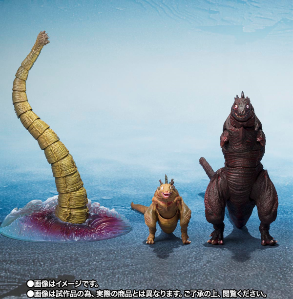 「02月24號結單」萬代 S.H.MonsterArts 哥吉拉 (2016) 第2形態＆第3形態＆巨大不明生物 哥吉拉2016,S.H.MonsterArts,萬代哥吉拉,怪獸模型,可動怪獸,哥吉拉公仔,Bandai怪獸,怪獸收藏
