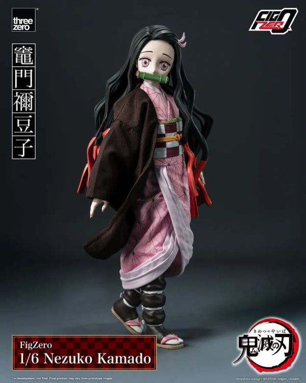 「10月28號結單」3A FigZero 1/6 鬼滅之刃 竈門禰豆子 3A,FigZero,鬼滅之刃,竈門禰豆子,1/6 公仔,可動模型,收藏精品