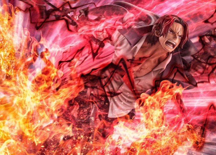 「04月14號結單」P.O.P 航海王「SA-MAXIMUM」紅髮海賊團 大頭版 紅髮傑克（香克斯）「神避」 香克斯公仔, 紅髮傑克公仔, 航海王模型, SA-MAXIMUM公仔, P.O.P公仔, 海賊王收藏