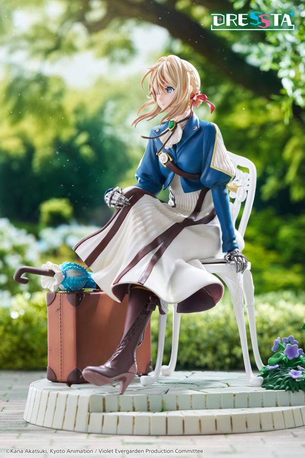 「06月01號結單」TAITO DRESSTA Statue 紫羅蘭永恆花園 薇爾莉特·伊芙加登 紫羅蘭永恆花園公仔,薇爾莉特公仔,薇爾莉特伊芙加登,DRESSTA Statue,TAITO景品,PVC公仔,動漫公仔,模型收藏