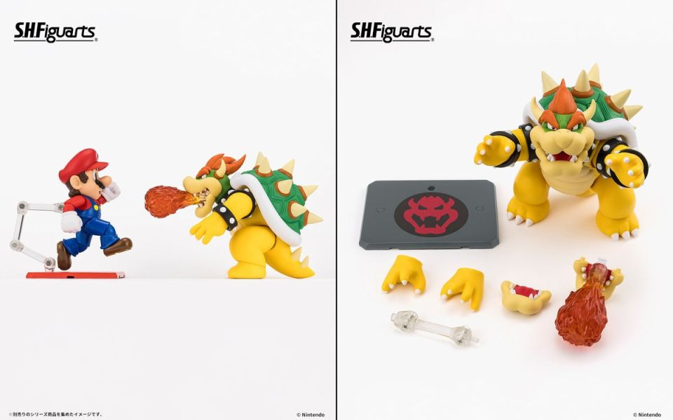 「預購」萬代 S.H.F 超級瑪利歐 庫巴 (Re:PACKAGE) 庫巴,超級瑪利歐,RePACKAGE,S.H.F庫巴,萬代可動公仔,任天堂反派角色,收藏公仔推薦,SHF任天堂,庫巴模型玩具,新手玩具村