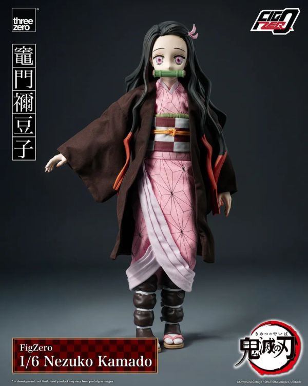 「10月28號結單」3A FigZero 1/6 鬼滅之刃 竈門禰豆子 3A,FigZero,鬼滅之刃,竈門禰豆子,1/6 公仔,可動模型,收藏精品