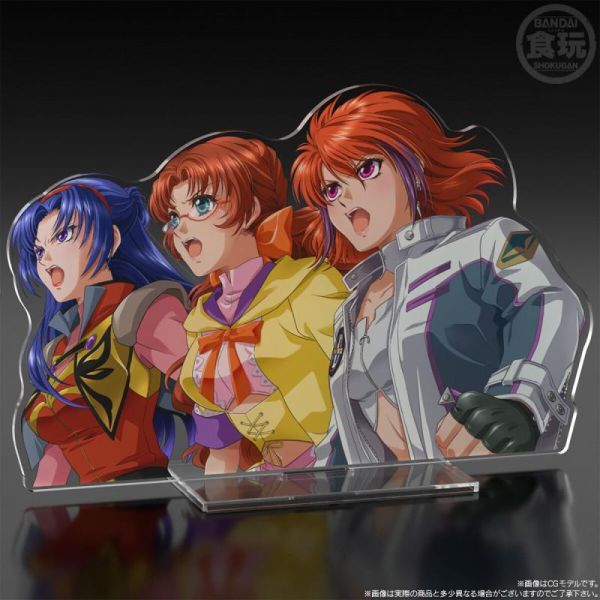 「05月25號結單」萬代 日本PB 魂商店限定 SMP 超級機器人大戰 OG 愛比絲&高倉馤&斯蕾 壓克力支架 盒玩 超級機器人大戰OG, 壓克力支架, 愛比絲, 高倉馤, 斯蕾, PB限定模型