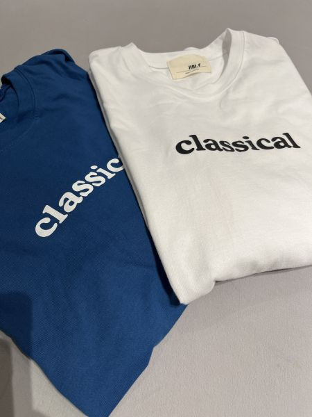 classical寬鬆休閒上衣-白色 