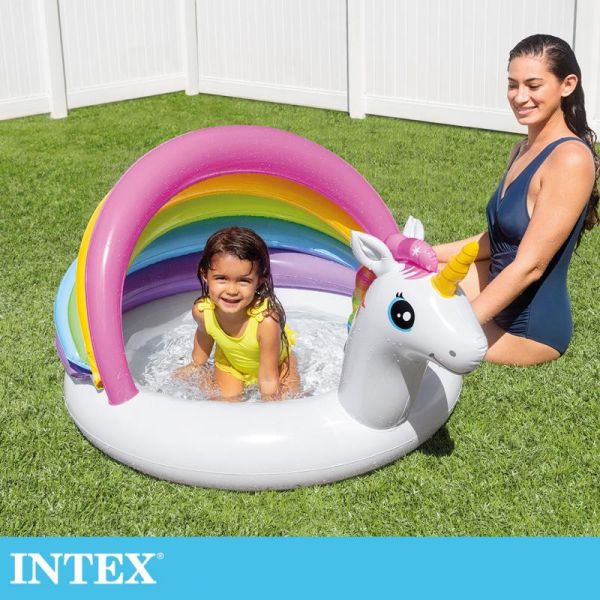 【INTEX】彩虹獨角獸兒童戲水池/游泳池1~3歲 (45L)(57113NP)15120560 LIFECODE,戶外用品,LIFECODE生活密碼戶外用品生活館 ,帳篷,折疊桌椅,鋁合金,車尾帳,速搭帳,INTEX,露營,露營區,露營裝備,露營生活,露營美學,outdoor,camping,帳篷,露營小物,客廳帳
