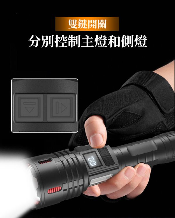 【LIFECODE】多功能高流明手電筒(附電池) 12320788 LIFECODE,戶外用品,LIFECODE生活密碼戶外用品生活館 ,帳篷,折疊桌椅,鋁合金,車尾帳,速搭帳,露營,露營區,露營裝備,露營生活,露營美學,outdoor,camping,帳篷,露營小物,客廳帳,手電筒