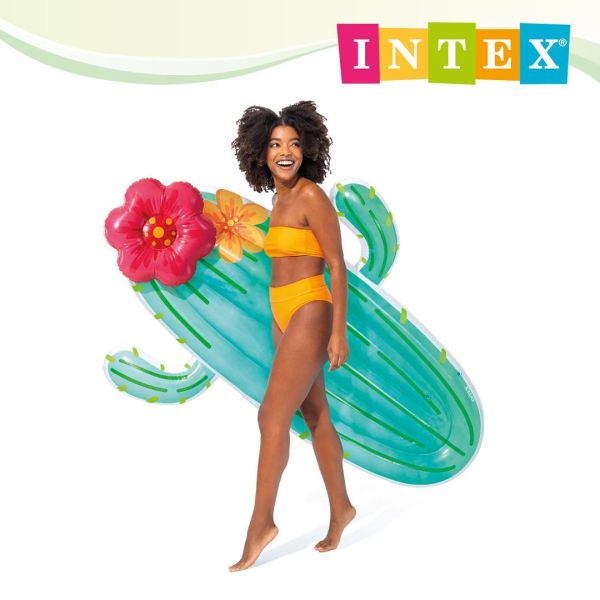 【INTEX】仙人掌水上浮排(185x140cm) 15130750(58793) LIFECODE,戶外用品,LIFECODE生活密碼戶外用品生活館 ,,帳篷,折疊桌椅,鋁合金,車尾帳,速搭帳INTEX,露營,露營區,露營裝備,露營生活,露營美學,outdoor,camping,帳篷,露營小物,客廳帳