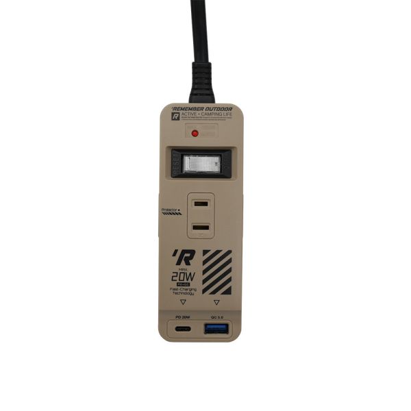 樂活不露-延長線1.8M-3口2PIN-3色可選12510134/7/8 樂活不露延長線、1.8M延長線、AC+DC延長線、PD20W快充、QC3.0延長線、Smart IC偵測、過載斷電、突波保護、USB快充延長線、手機平板充電、露營電源用品