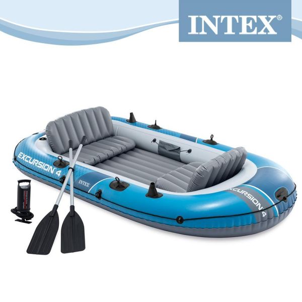 【INTEX】拓荒者EXCURISION 4人座橡皮艇 15170101(66324NP) LIFECODE,戶外用品,生活密碼,LIFECODE生活密碼戶外用品生活館 ,帳篷,折疊桌椅,鋁合金,車尾,速搭帳INTEX,露營,露營區,露營裝備,露營生活,露營美學,outdoor,camping,帳篷,露營小物,客廳帳,橡皮艇