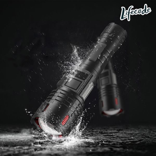 【LIFECODE】多功能高流明手電筒(附電池)12320788 LIFECODE,戶外用品,LIFECODE生活密碼戶外用品生活館 ,帳篷,折疊桌椅,鋁合金,車尾帳,速搭帳,INTEX,露營,露營區,露營裝備,露營生活,露營美學,outdoor,camping,帳篷,露營小物,客廳帳